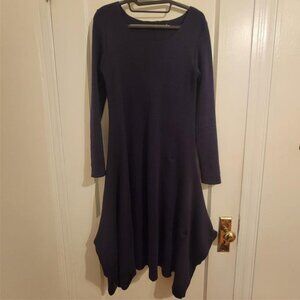 Ioanna Kourbela 100% Cotton Sweater Knit "Snow White" Dress